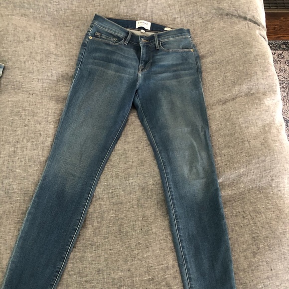 Frame denim le skinny de jeanne jeans - Picture 1 of 6